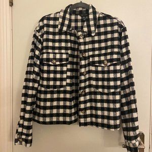 New Look Womens Black and White Jacket